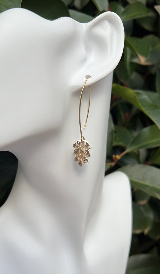 Golden Leaf • Polymer clay • 18K Gold plated