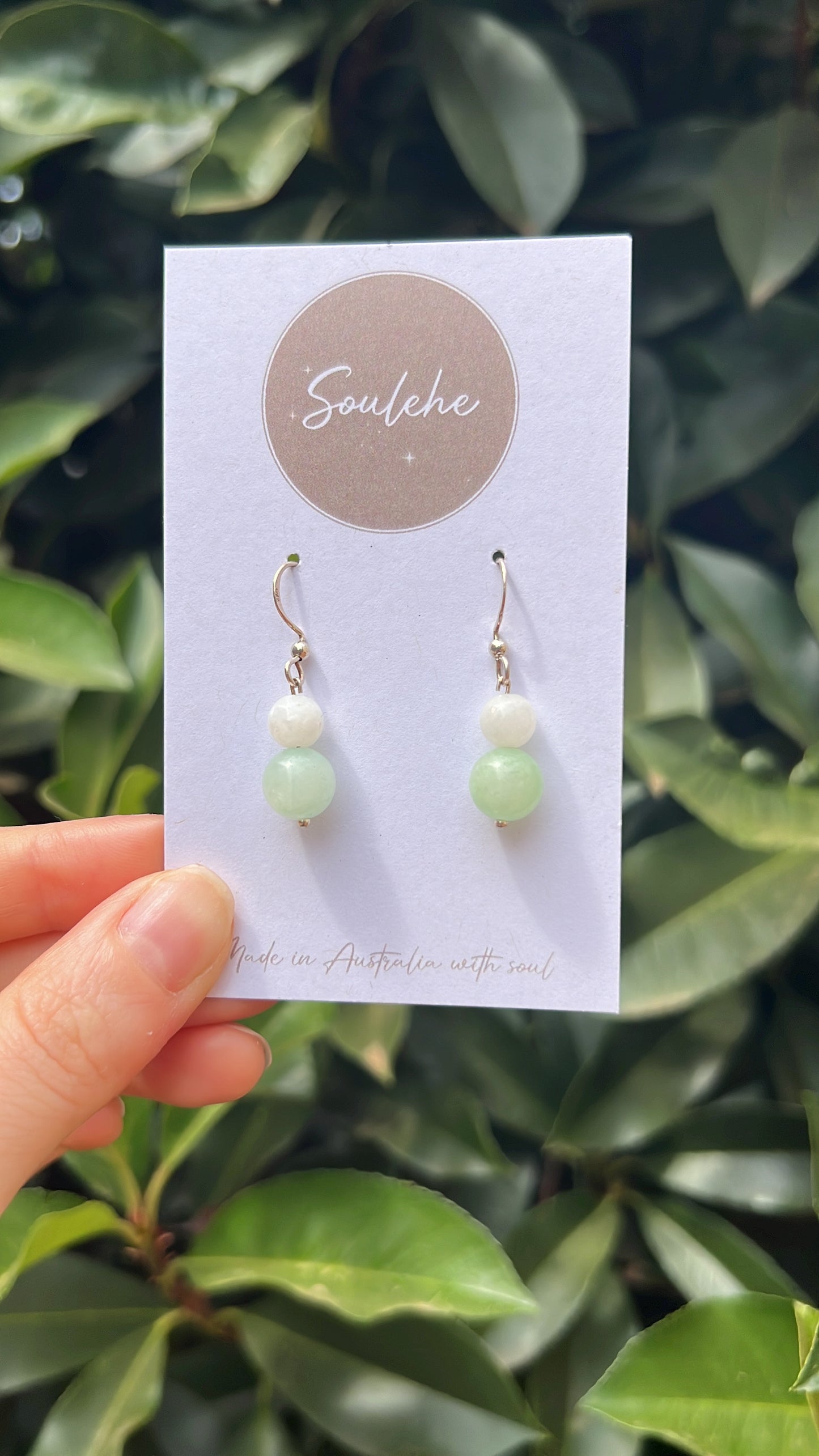 New beginnings x Fertility • Burmese Jade & Moonstone