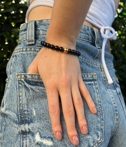 obsidian bracelet