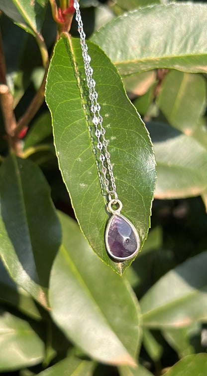 Inner growth x Harmony • Necklace • Amethyst & 925 Sterling Silver