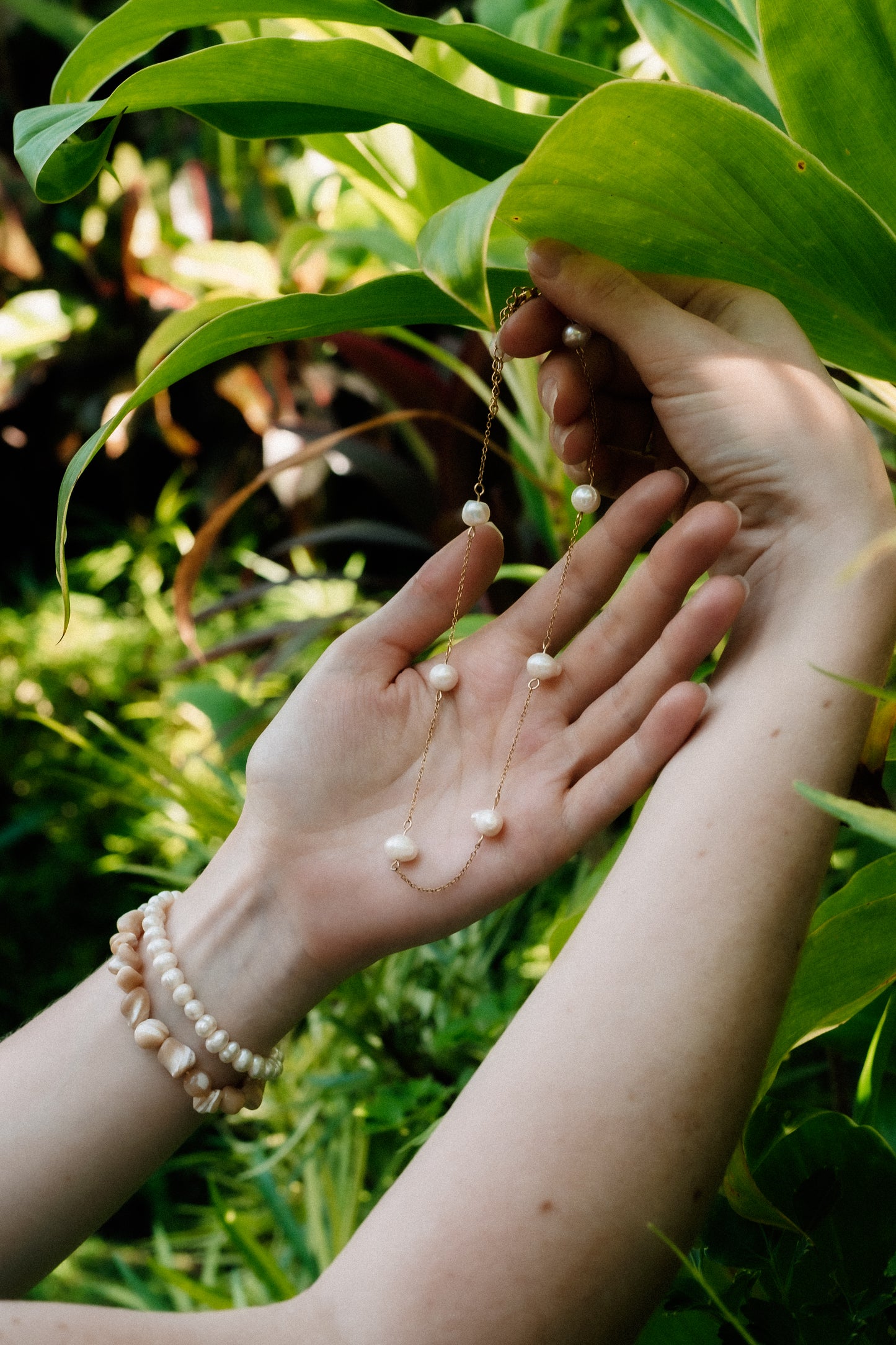 Big Pearl Choker • Stainless Steel