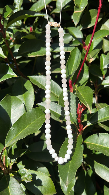 Harmony • Howlite, White Agate, Rose Quartz & Pink Aventurine