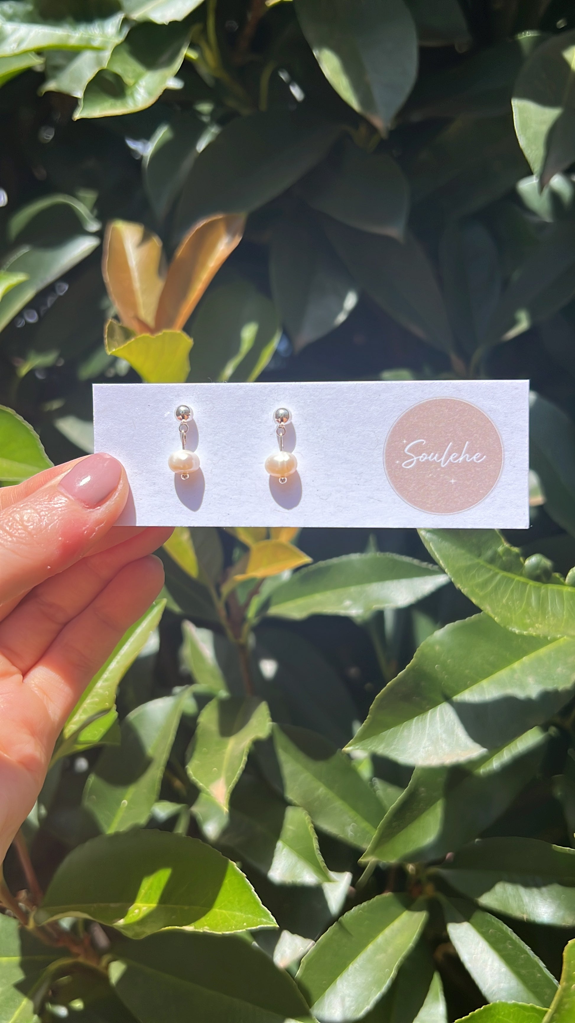 natural pearl earrings