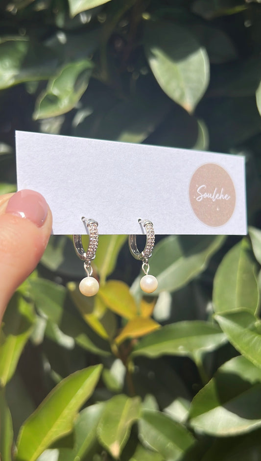 natural pearl earrings wedding