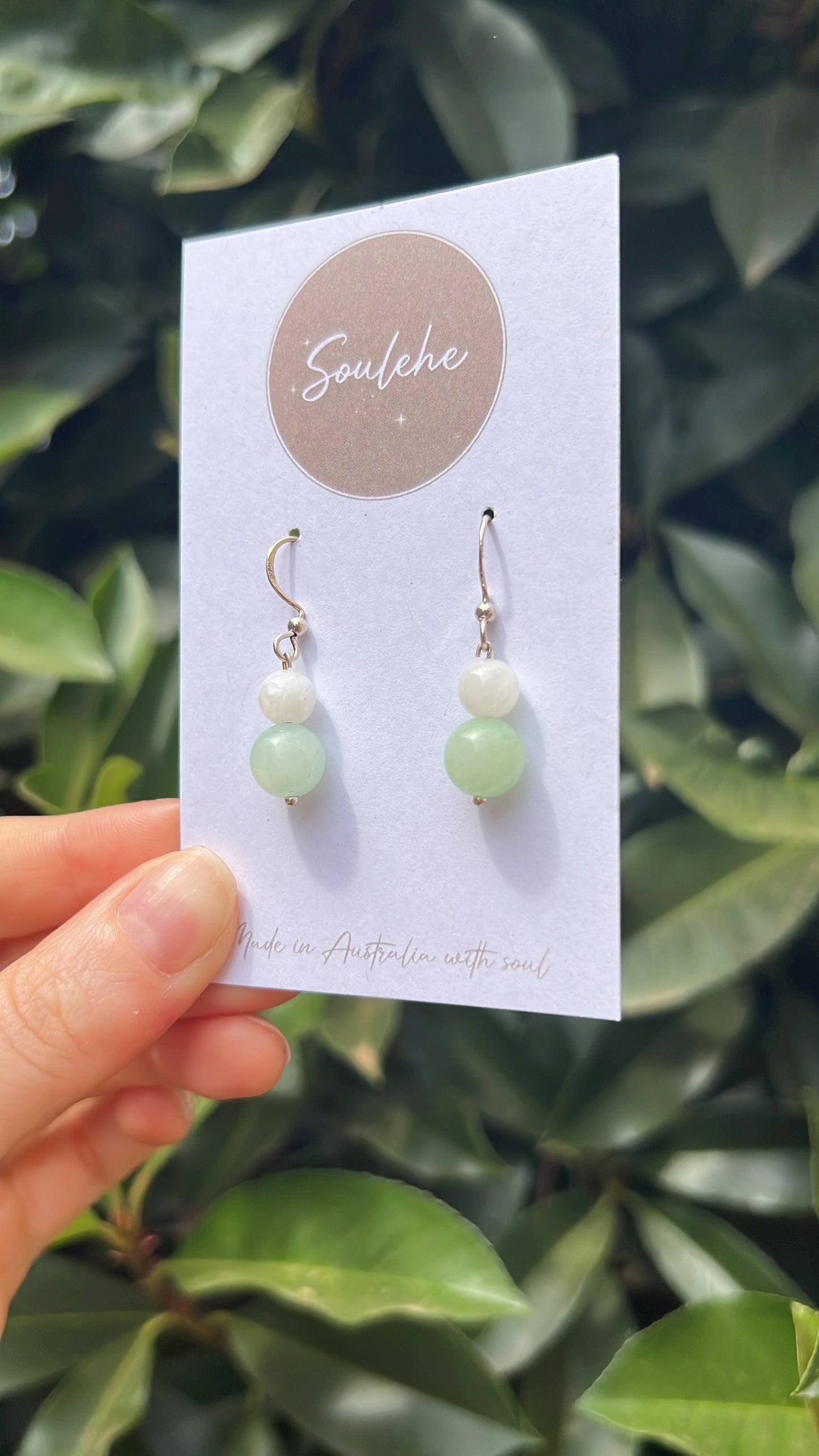 New beginnings x Fertility • Burmese Jade & Moonstone