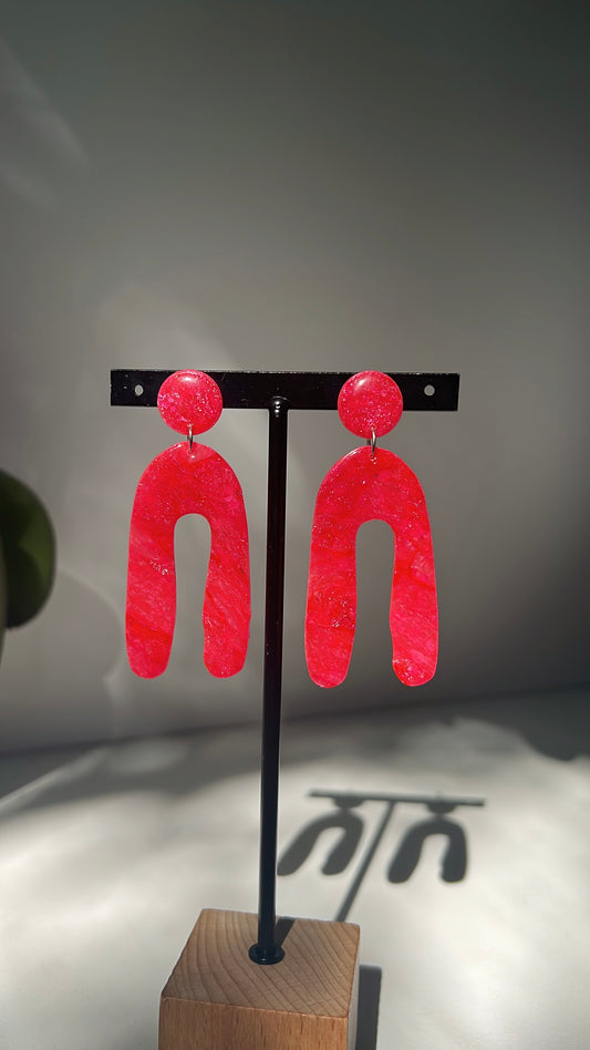 Crimson Deluxe • Luxurious Artisan Earrings