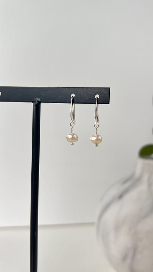 Pearl Dewdrops •  925 Sterling Silver