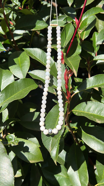 Bloom • Aquamarine, White Agate & Pink Aventurine