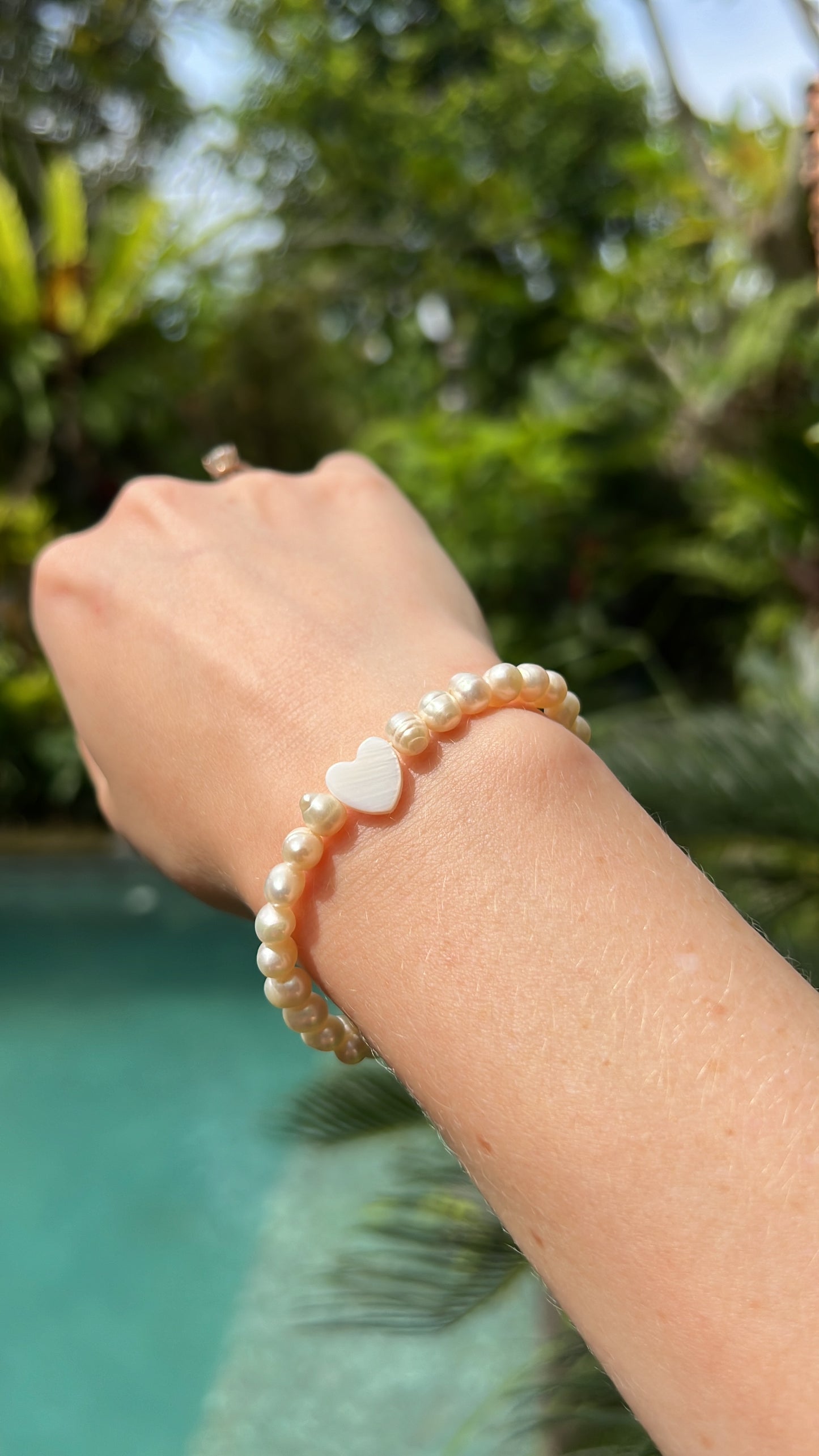 natural pearl bracelet wedding