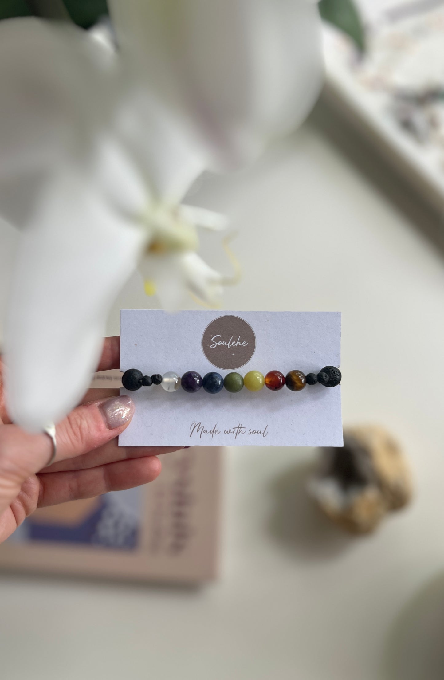 Chakra • Bracelet • Lava & Chakra Stones