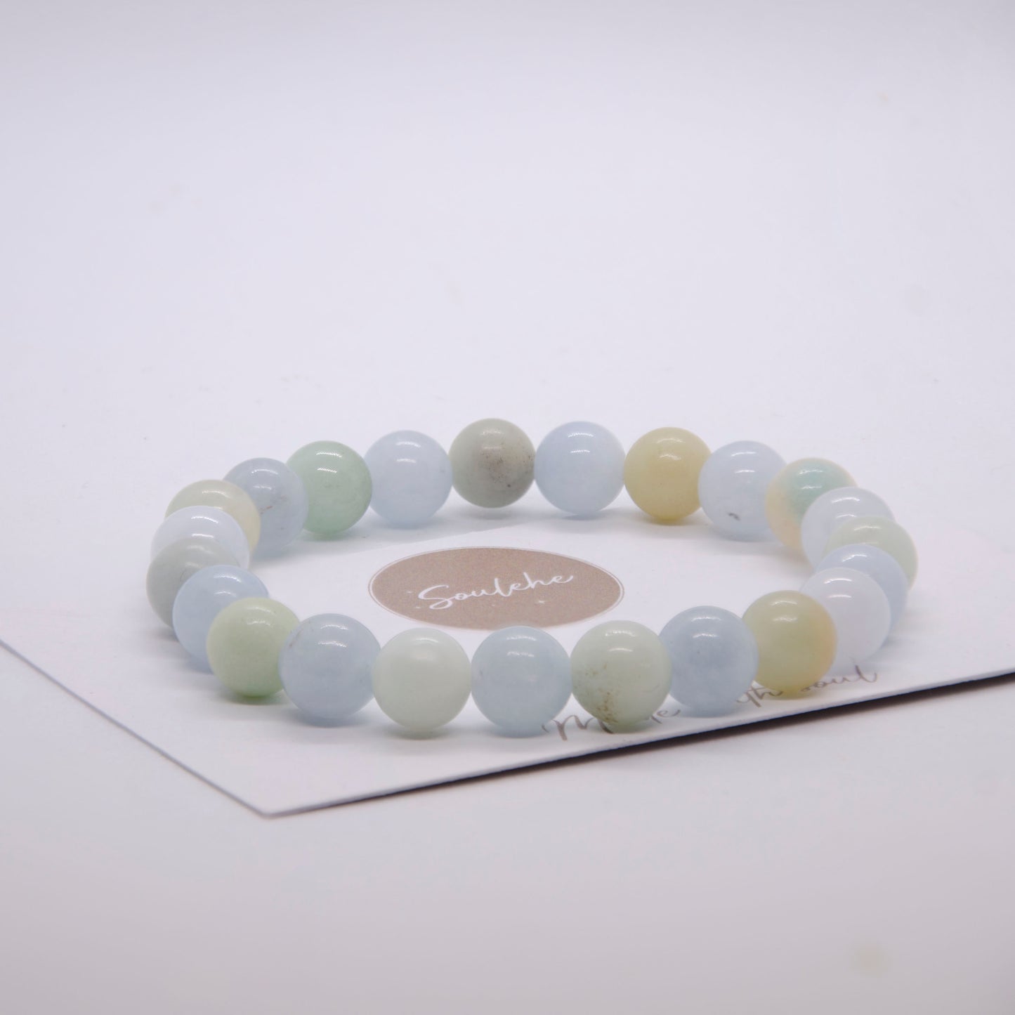 Aquamarine, Amazonite, bracelet, crystals, gemstone, nature crystals, handmade jewellery