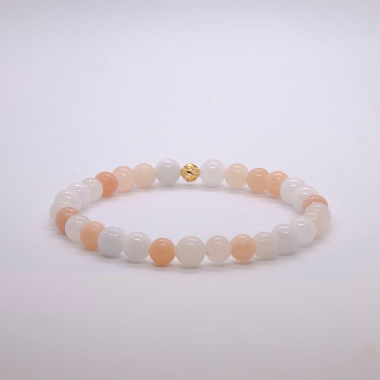 Happiness x Intuition • Bracelet • Pink Aventurine & Moonstone