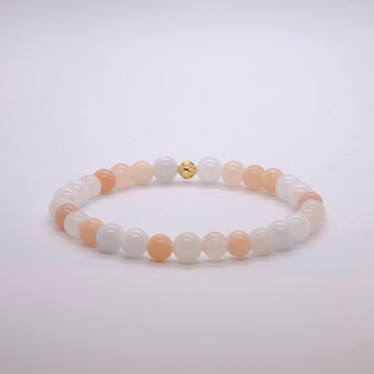 Happiness x Intuition • Bracelet • Pink Aventurine & Moonstone