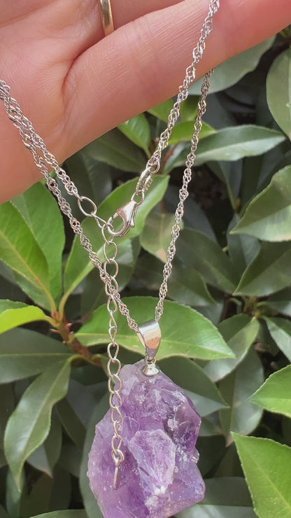 Amethyst • Necklace • 925 Sterling Silver