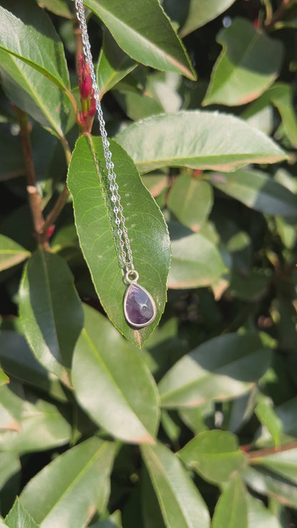 Inner growth x Harmony • Necklace • Amethyst & 925 Sterling Silver