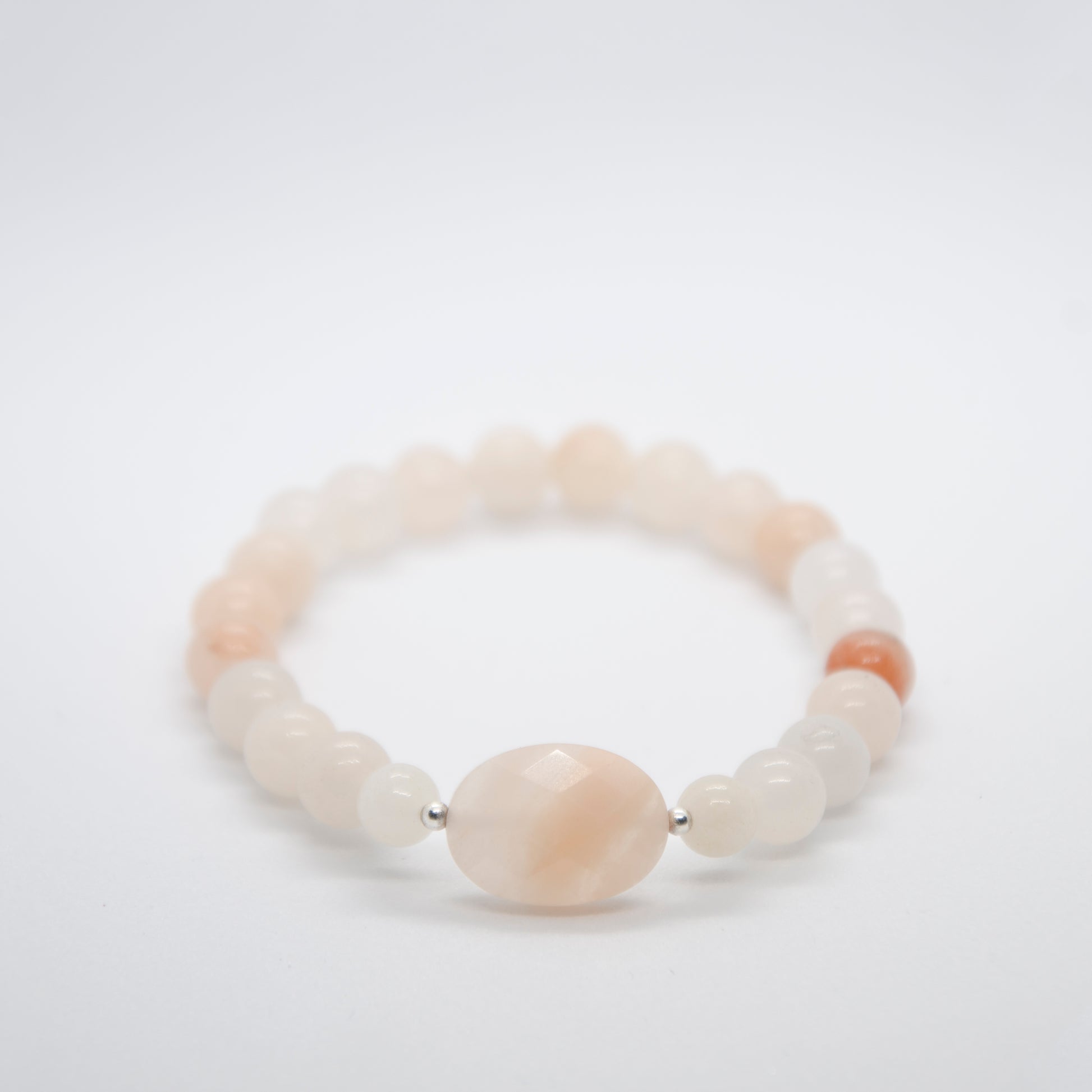 Bracelet - Pink Aventurine & 925 Silver