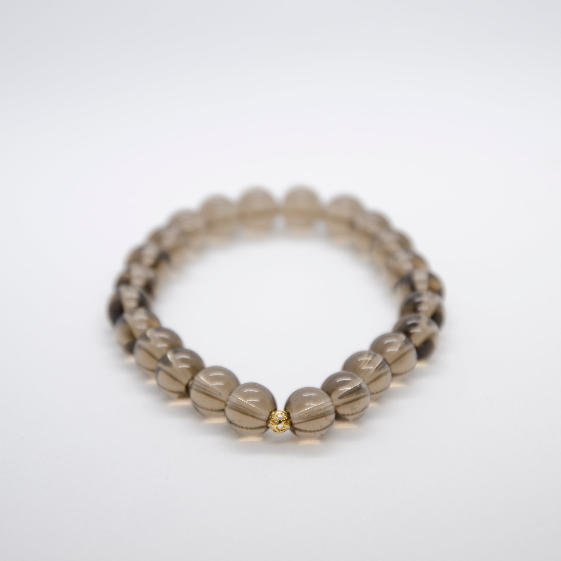 Smoky Quartz Bead Bracelet | Smoky Quartz Bracelet | Soulehe